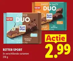 Lidl Ritter Sport aanbieding