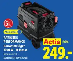 Lidl Parkside Bouwstofzuiger aanbieding