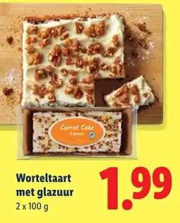 Lidl Worteltaart met glazuur aanbieding