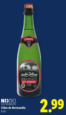 Lidl Cidre de Normandie aanbieding