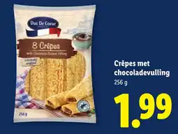 Lidl Crêpes met chocoladevulling aanbieding