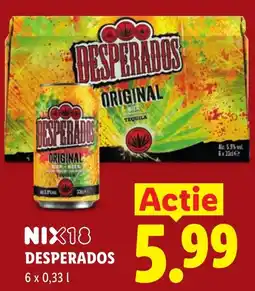 Lidl Desperados aanbieding