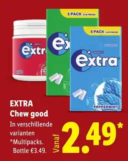 Lidl Extra muntgum aanbieding
