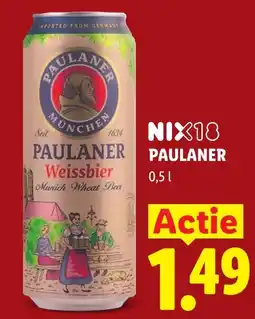 Lidl Paulaner Weissbier aanbieding