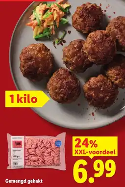 Lidl Gemengd gehakt aanbieding