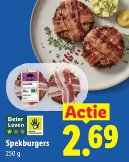 Lidl Spekburgers aanbieding