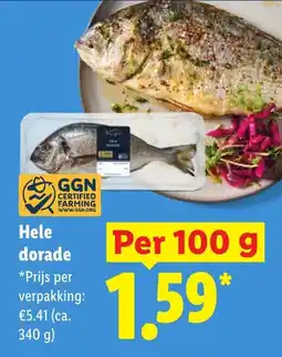 Lidl Hele dorade aanbieding