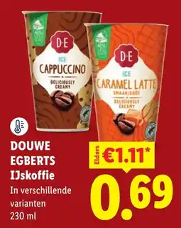 Lidl Douwe Egberts IJscoffie aanbieding