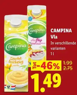 Lidl Campina Vla aanbieding