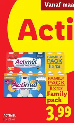 Lidl Actimel aanbieding