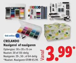 Lidl Crelando Naaigerei of naaigaren aanbieding