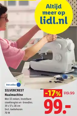 Lidl Silvercrest Naaimachine aanbieding