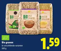 Lidl Bio granen aanbieding