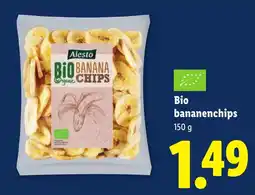 Lidl Alesto Bio Bananenchips aanbieding
