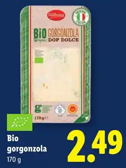 Lidl Bio gorgonzola aanbieding