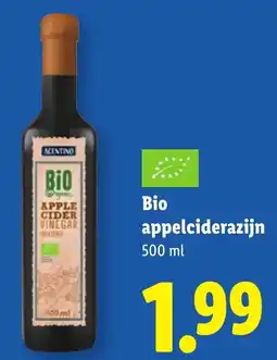 Lidl Accentino Bio appelciderazijn aanbieding
