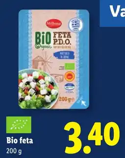 Lidl Milbona Bio Feta P.D.O. aanbieding