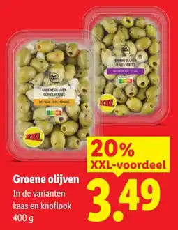 Lidl Groene olijven aanbieding