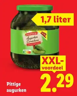 Lidl Freshona Augurken aanbieding