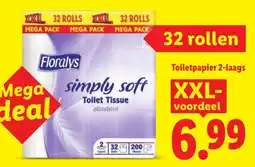 Lidl Floralys Toilet Tissue aanbieding