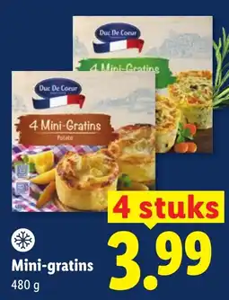 Lidl Duc De Coeur Mini-gratins aanbieding