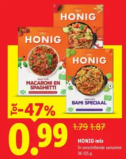 Lidl Honig mix aanbieding