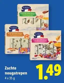 Lidl Zachte nougatrepelen aanbieding