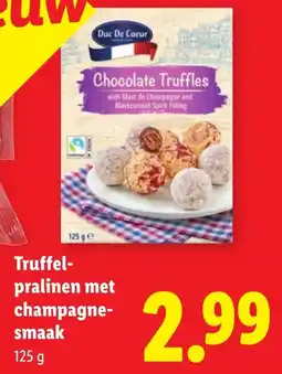 Lidl Duc De Coeur Chocolate Truffles aanbieding