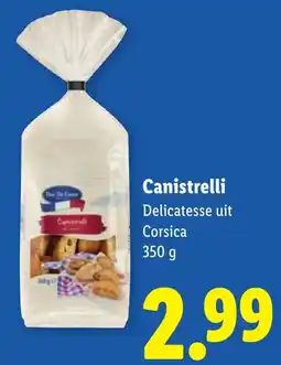 Lidl Canistrelli aanbieding