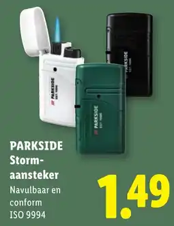 Lidl Parkside Storm-aansteker aanbieding