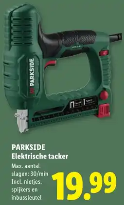 Lidl Parkside Elektrische Tacker aanbieding