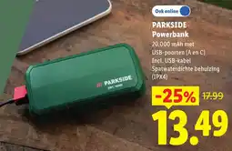 Lidl Parkside Powerbank aanbieding