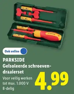 Lidl Parkside Geïsoleerde schroeven-draaierset aanbieding