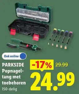 Lidl Parkside Popnageltang aanbieding