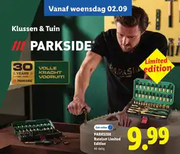 Lidl Parkside ratelset limited edition aanbieding