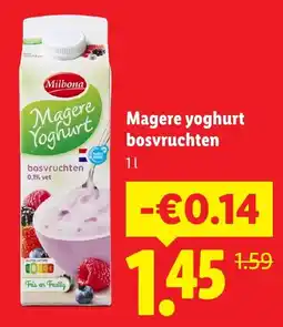 Lidl Milbona Magere Yoghurt aanbieding