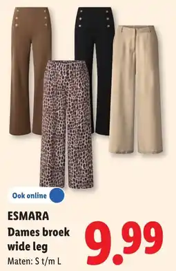 Lidl Esmara dames broek aanbieding