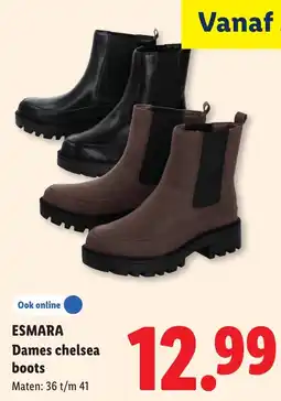 Lidl Esmara Dames chelsea boots aanbieding