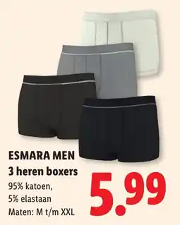 Lidl Esmara Men heren boxers aanbieding