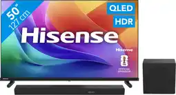 Coolblue Hisense QLED 50 A59S (2026) + Hisense HS3100 aanbieding