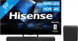 Coolblue Hisense ULED 50 U79SE (2026) + Hisense HS3100 aanbieding