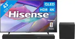 Coolblue Hisense QLED 43 E79S (2026) + Hisense HS3100 aanbieding