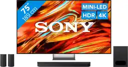 Coolblue Sony Bravia 7 II True RGB 75 (2026) + Sony Bravia Theatre System 6 Zwart aanbieding