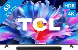 Coolblue TCL 65 QLED P6L 4K (2026) + TCL S45H 2.0 Soundbar aanbieding