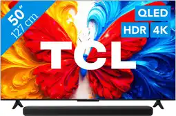 Coolblue TCL 50 QLED S5L 4K (2026) + TCL S45H 2.0 Soundbar aanbieding