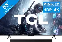 Coolblue TCL QD Mini-led 55 T8D (2026) + TCL S45H 2.0 Soundbar aanbieding