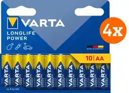 Coolblue Varta Longlife Power AA Pack 40 stuks aanbieding