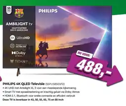 EP Beerepoot Philips 4K QLED Televisie (55PUS8500/12) aanbieding