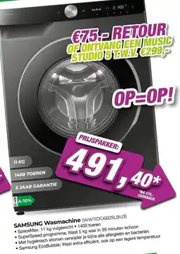 EP Beerepoot Samsung Wasmachine (WW11DG6B25LBU3) aanbieding