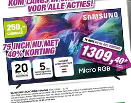 EP Beerepoot Samsung micro rgb televisie aanbieding